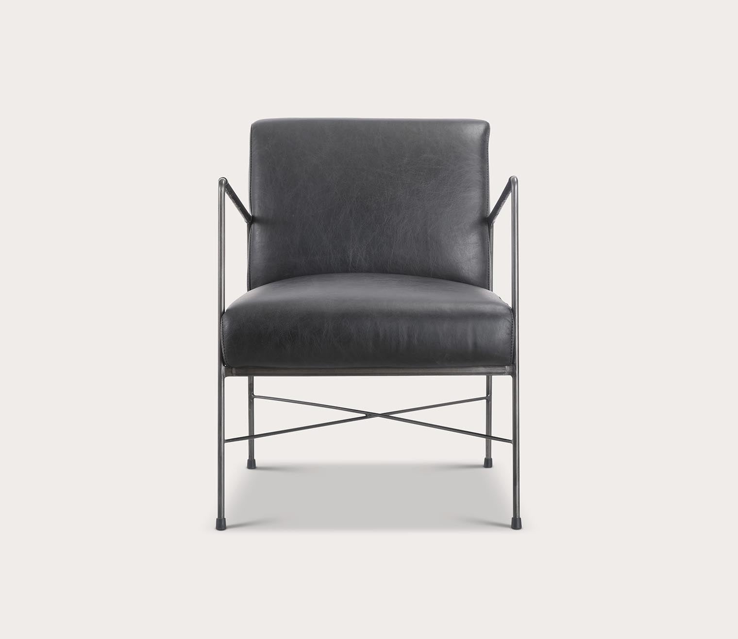 Dagwood Genuine Leather Armchair by Moe's Furniture