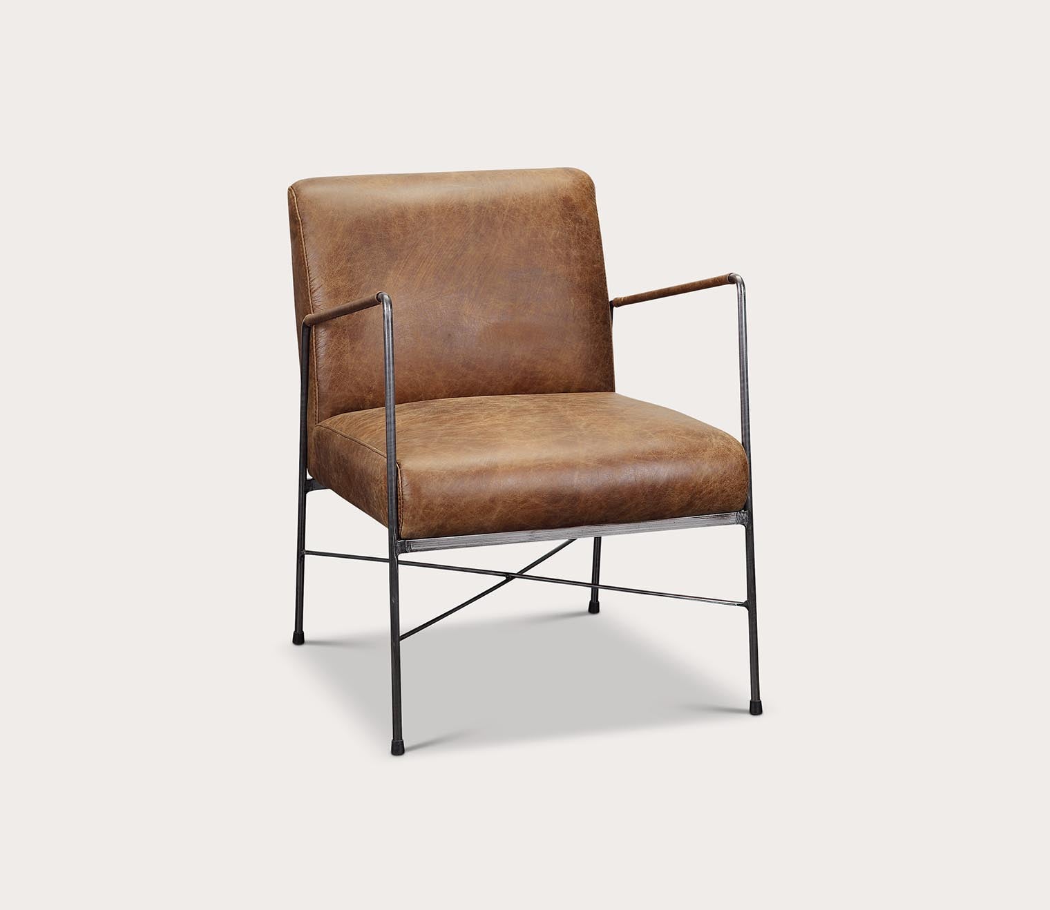 Dagwood Genuine Leather Armchair by Moe's Furniture
