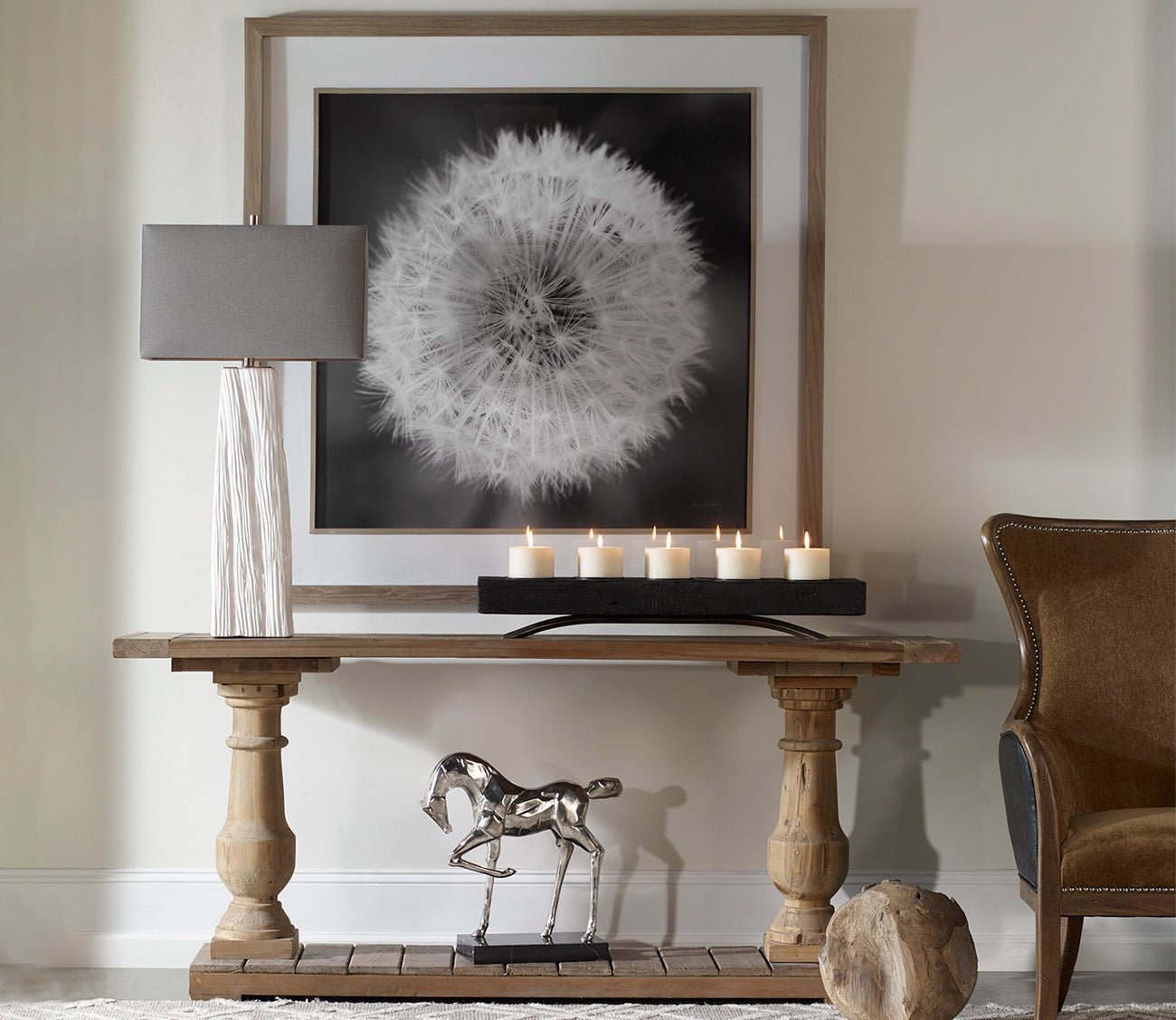 Dandelion Seedhead Framed Print