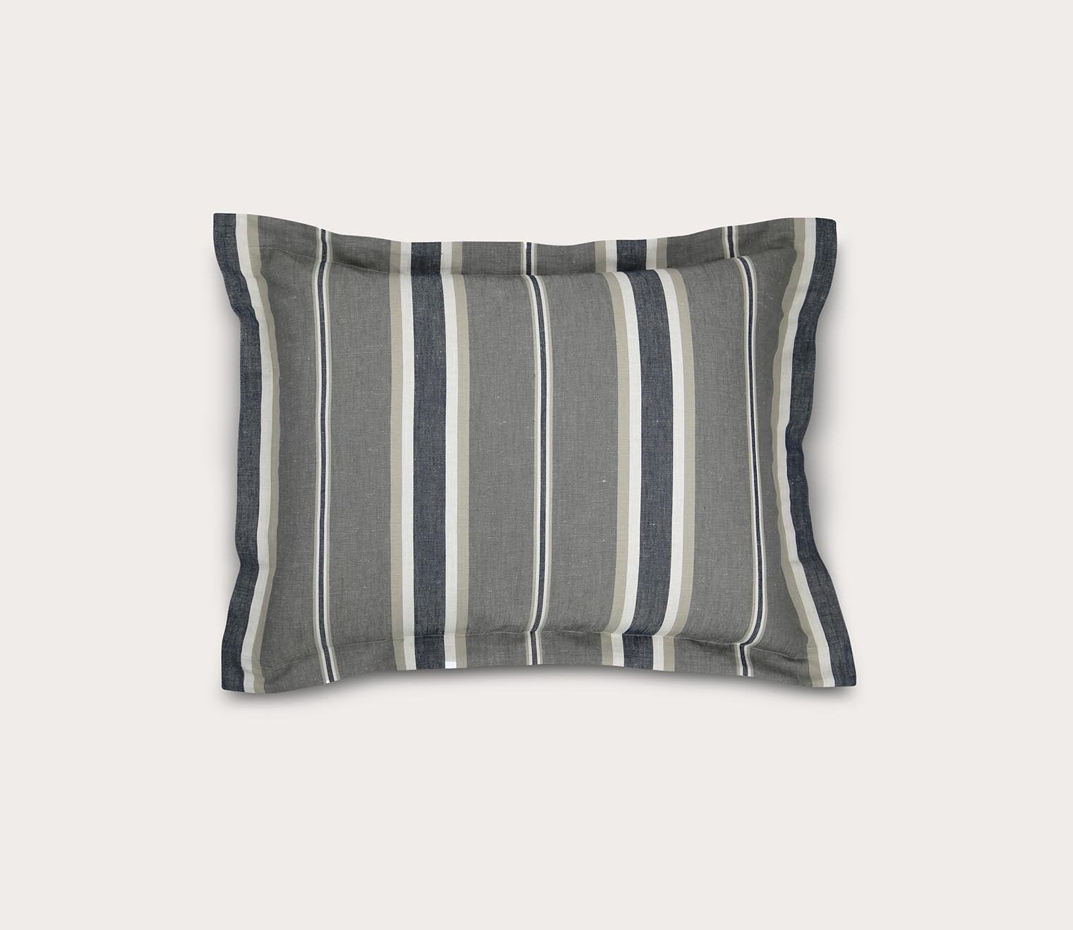 Deck Stripe Linen Blend 3-Piece Duvet Cover Set by Ann Gish