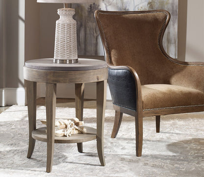 Deka Round Side Table by Uttermost
