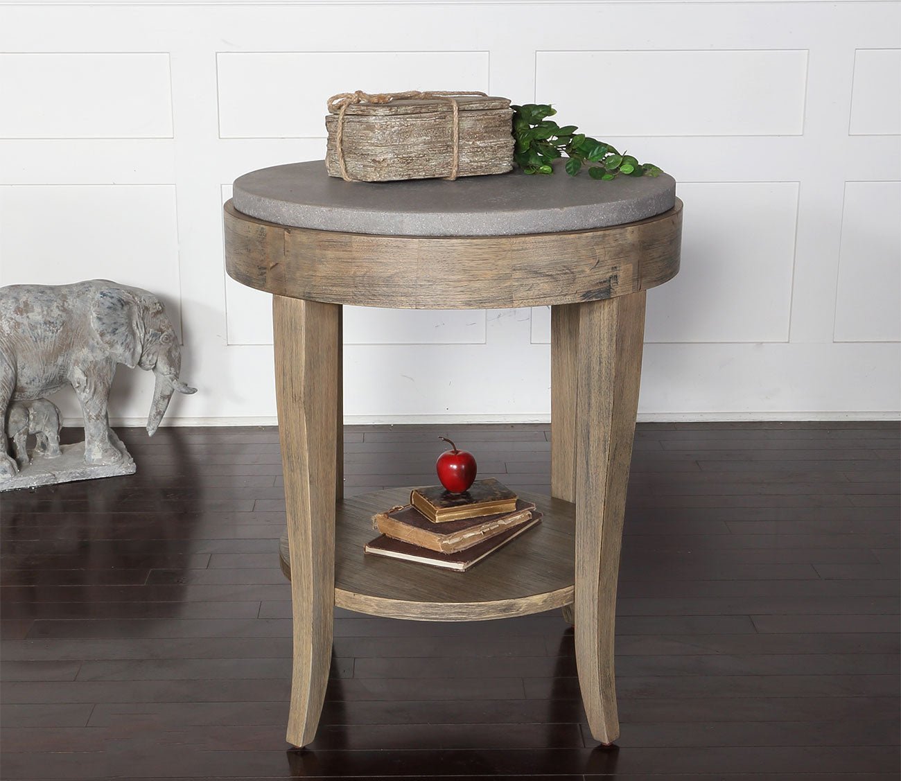 Deka Round Side Table by Uttermost