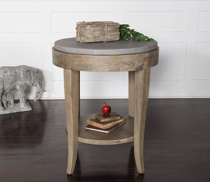 Deka Round Side Table by Uttermost