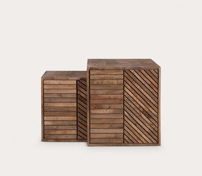Deltaville Accent Tables Set of 2 by Elk Home
