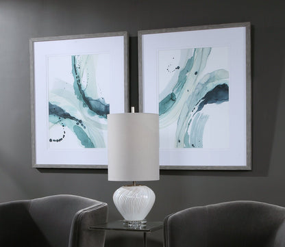 Depth Watercolor Prints Set of 2 by Uttermost