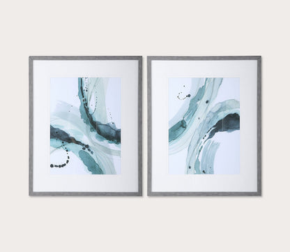 Depth Watercolor Prints Set of 2 by Uttermost