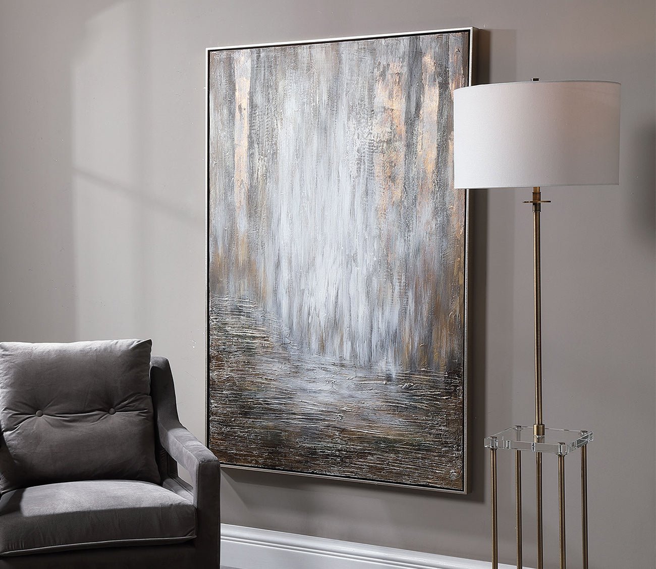 Desert Rain Hand Painted Canvas by Uttermost