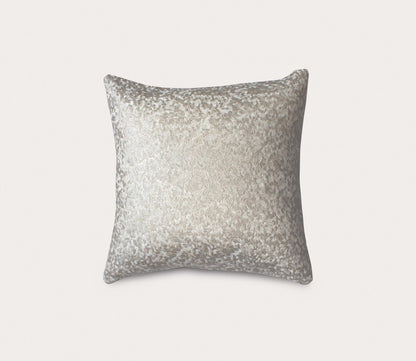 Diamond Dust Embroidered Throw Pillow by Ann Gish