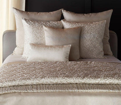 Diamond Dust Embroidered Throw Pillow by Ann Gish
