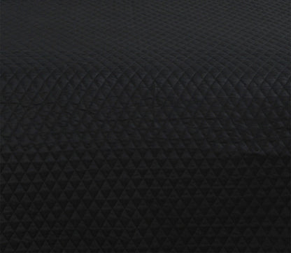 Diamond Onyx Sateen Quilt by Villa by Classic Home
