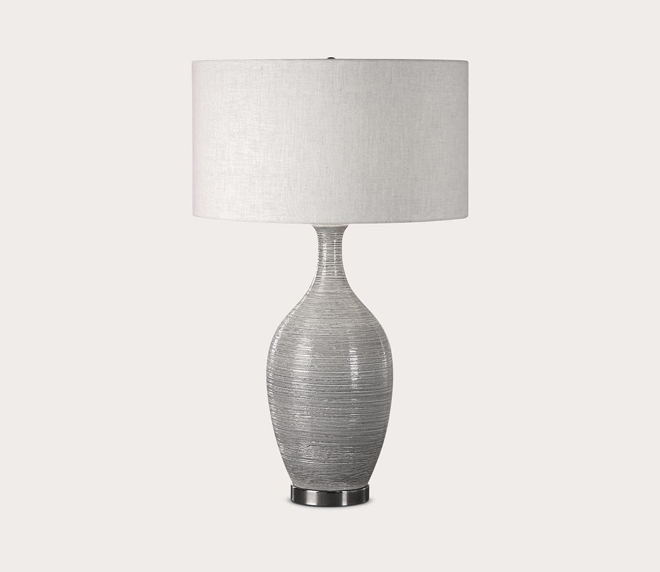 Dinah Gray Textured Table Lamp by Uttermost