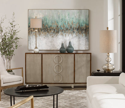 Divide Hand Painted Canvas by Uttermost