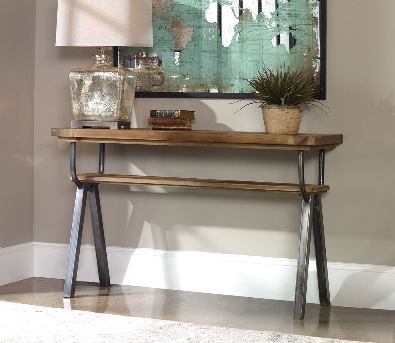 Domini Industrial Console Table