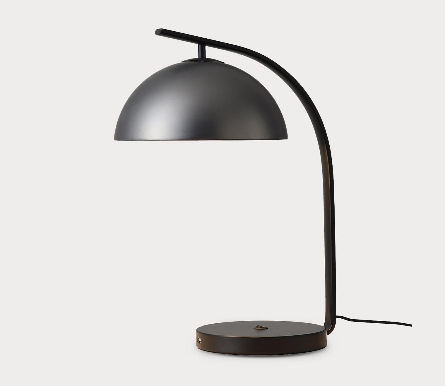 Domus Gunmetal Table Lamp