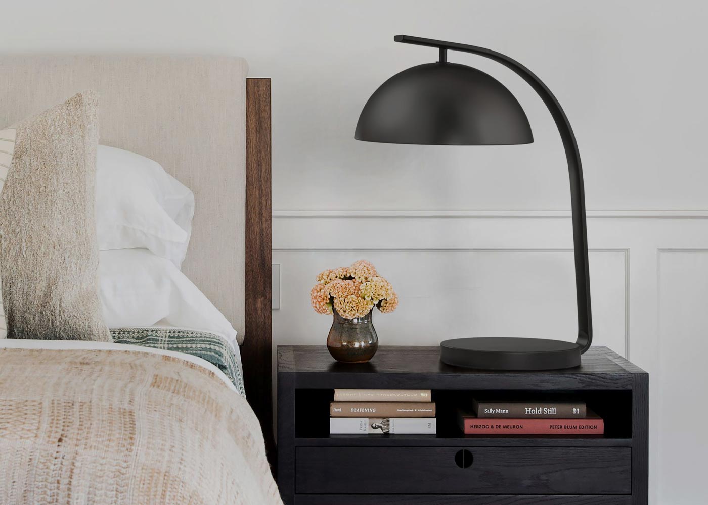 Domus Gunmetal Table Lamp by Nova Lighting