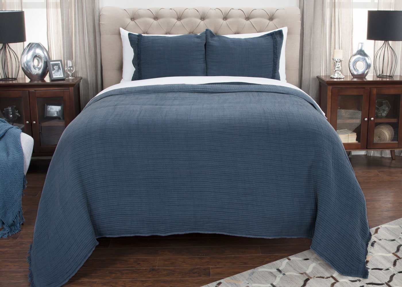 Donny Osmond Windsor Stonewashed Cotton Quilt