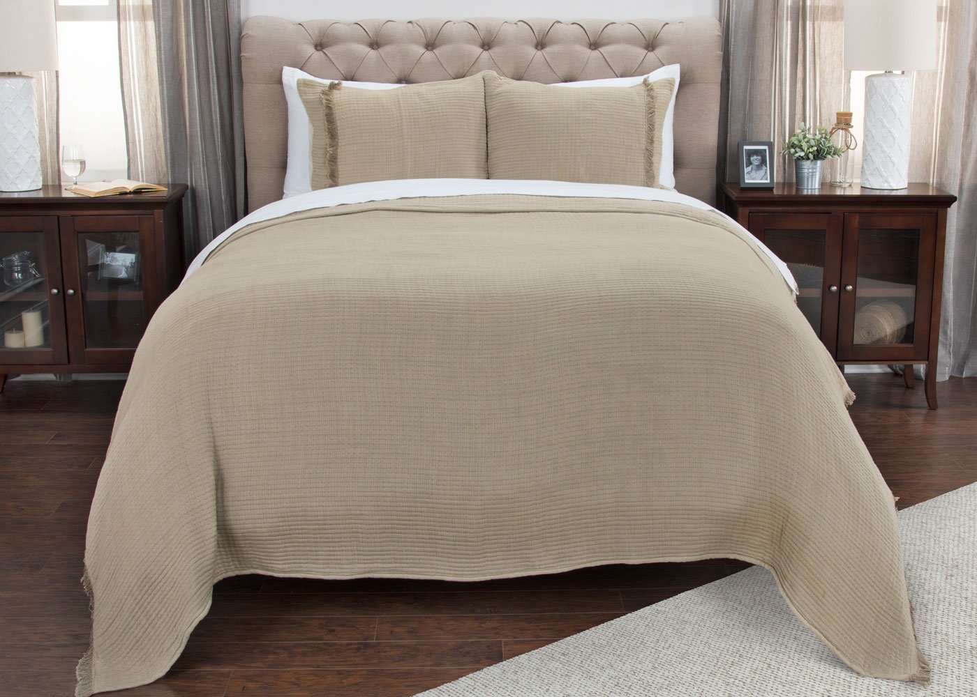 Donny Osmond Windsor Stonewashed Cotton Quilt by Donny Osmond