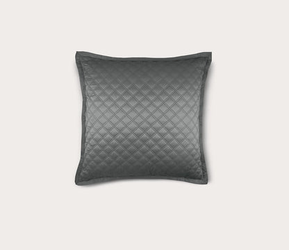 Double Diamond Quilted Coverlet and Euro Sham Set in 5 Colors by Ann Gish