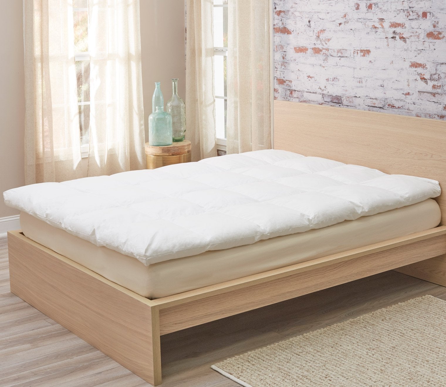 Down Alternative Fiber Bed Topper