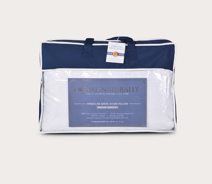 Dream Naturally® American White Down Pillow by Downlite