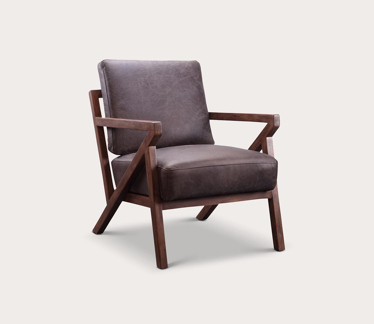 Drexel Genuine Leather Armchair by Moe's Furniture
