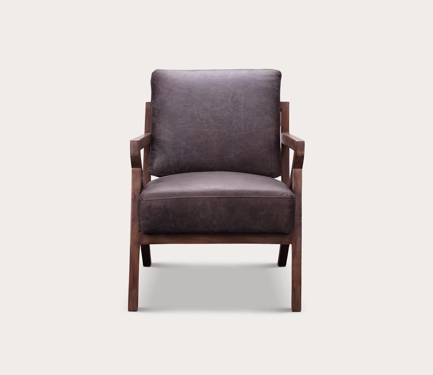 Drexel Genuine Leather Armchair by Moe's Furniture