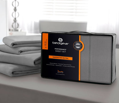 Dri-Tec Moisture-Wicking Performance Sheet Set and Pillowcase Set by Bedgear