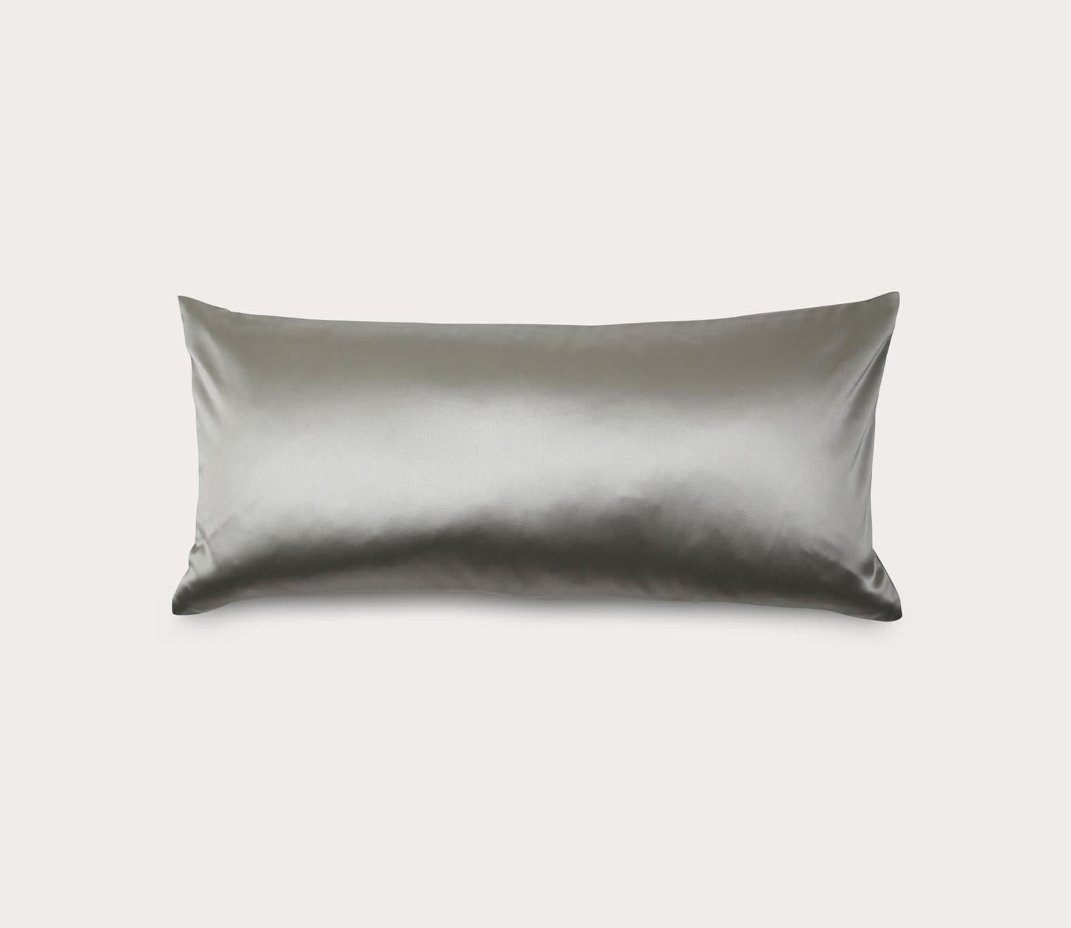 Duchess Reversible Satin and Velvet Throw Pillow by Ann Gish