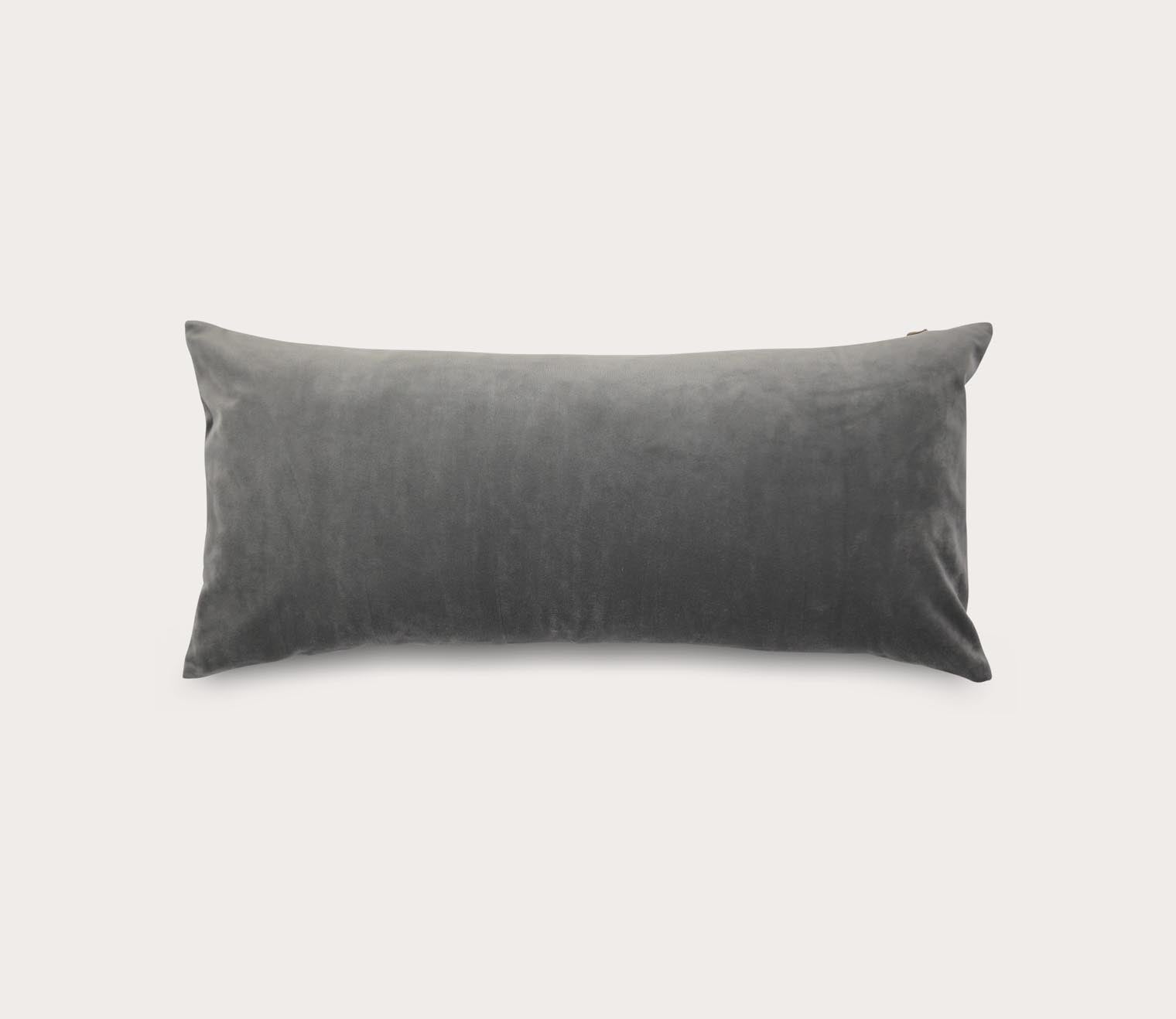 Duchess Reversible Satin and Velvet Throw Pillow