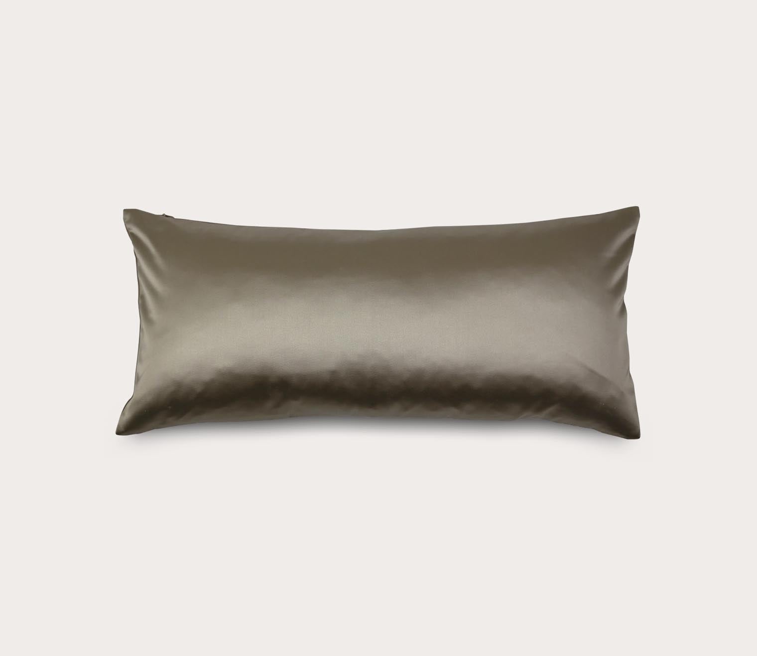 Duchess Reversible Satin and Velvet Throw Pillow by Ann Gish