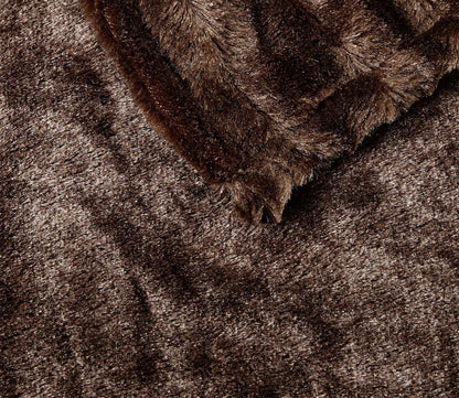 Duke Faux Fur Heated Throw Blanket by Beautyrest