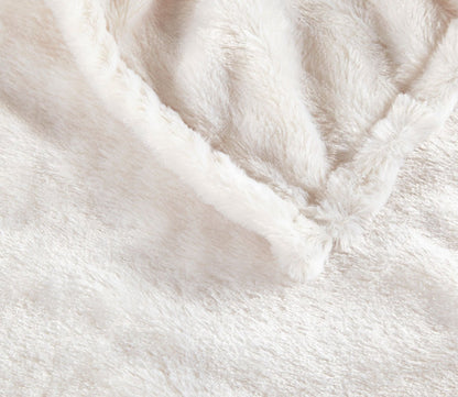 Duke Faux Fur Heated Throw Blanket by Beautyrest