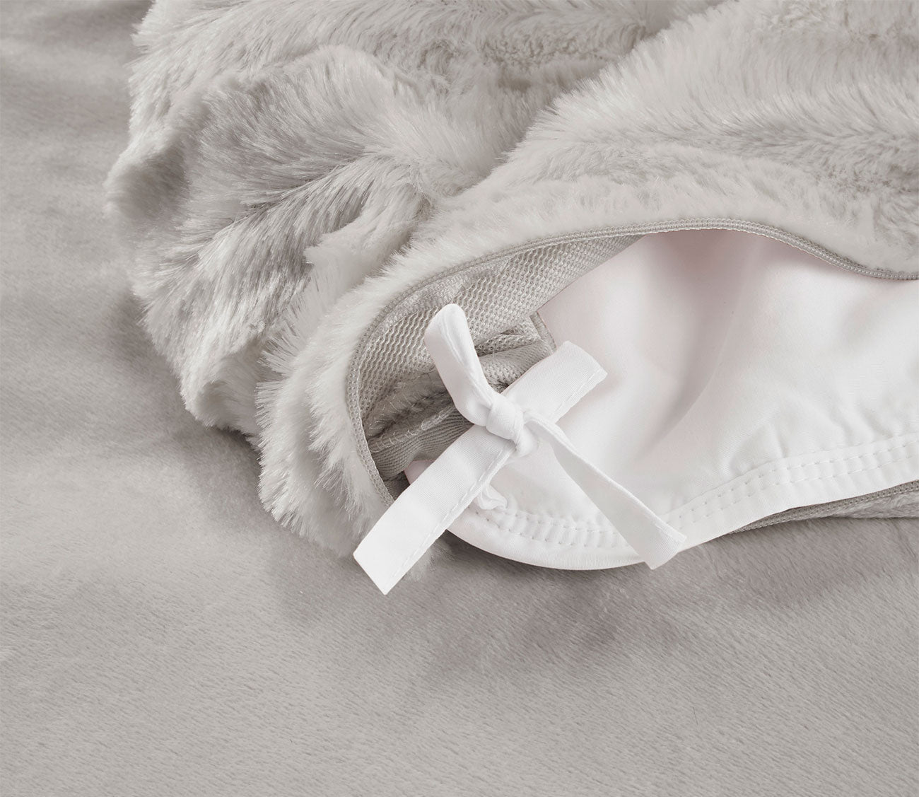Duke Faux Fur Weighted Blanket by Beautyrest