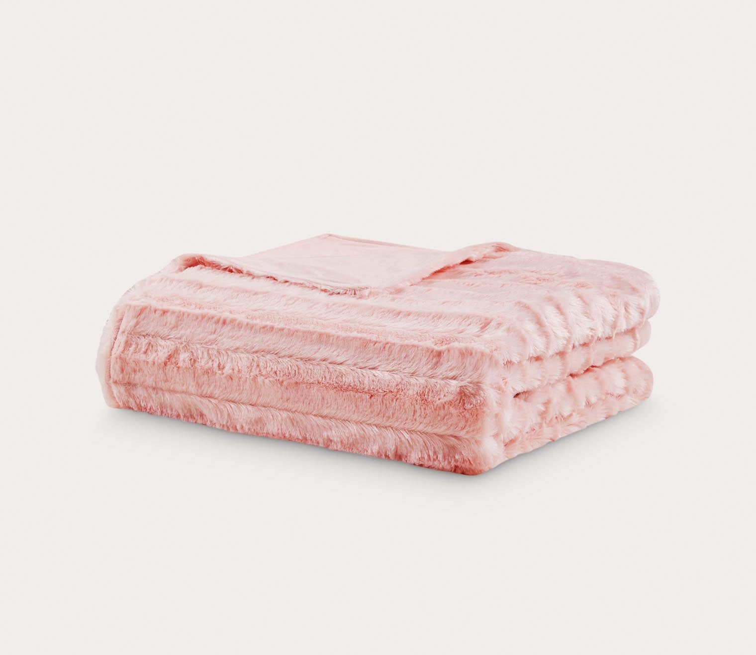 Duke Faux Fur Weighted Blanket by Beautyrest