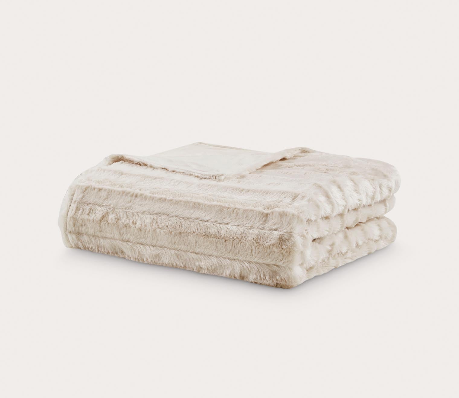 Duke Faux Fur Weighted Blanket by Beautyrest