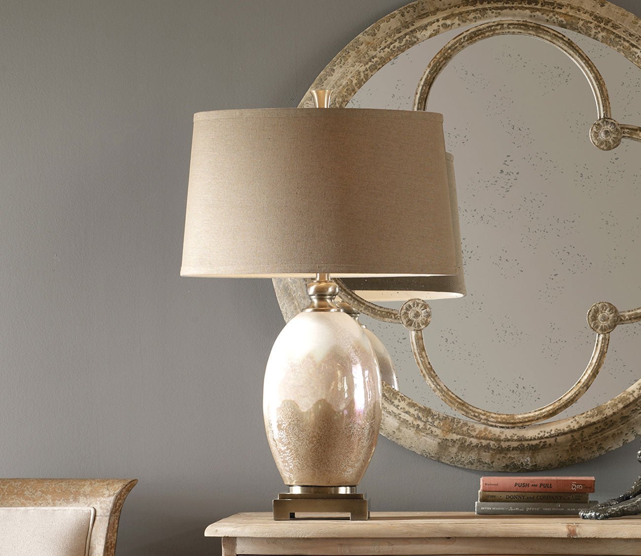 Eadric Ceramic Table Lamp by Uttermost