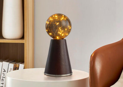Eagle Rock Walnut Satin Accent Lamp by Nova Lighting