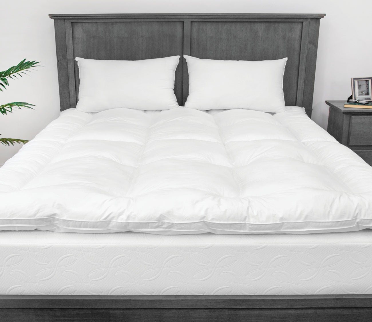 Eco Classic 3-Inch Down Alternative Fiber Mattress Topper