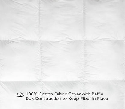 Eco Classic 3-Inch Down Alternative Fiber Mattress Topper by Soft-Tex