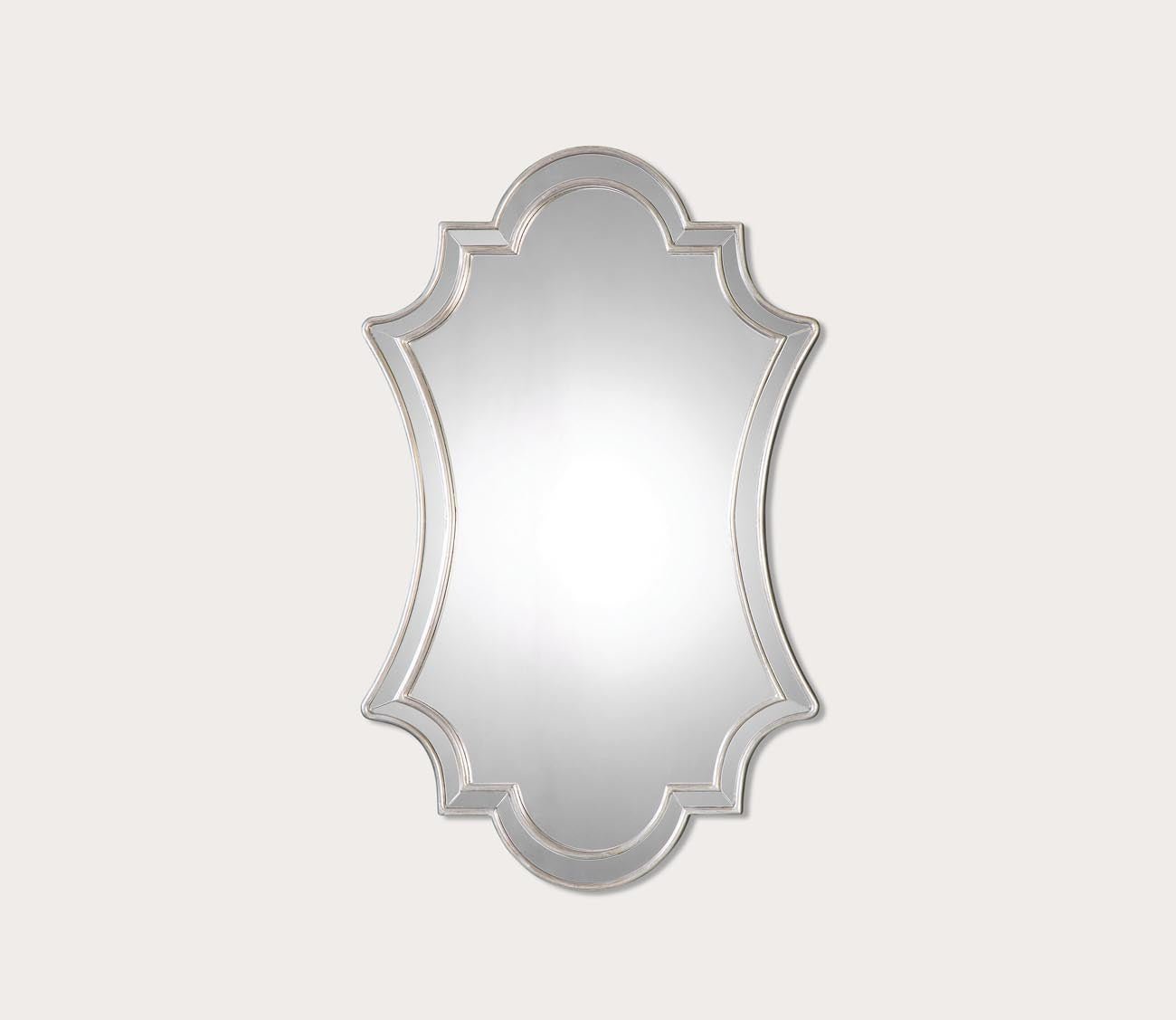 Elara Antiqued Silver Wall Mirror by Uttermost