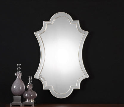 Elara Antiqued Silver Wall Mirror by Uttermost