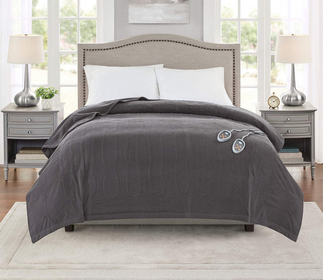 Electric Micro Fleece Heated Blanket by Beautyrest