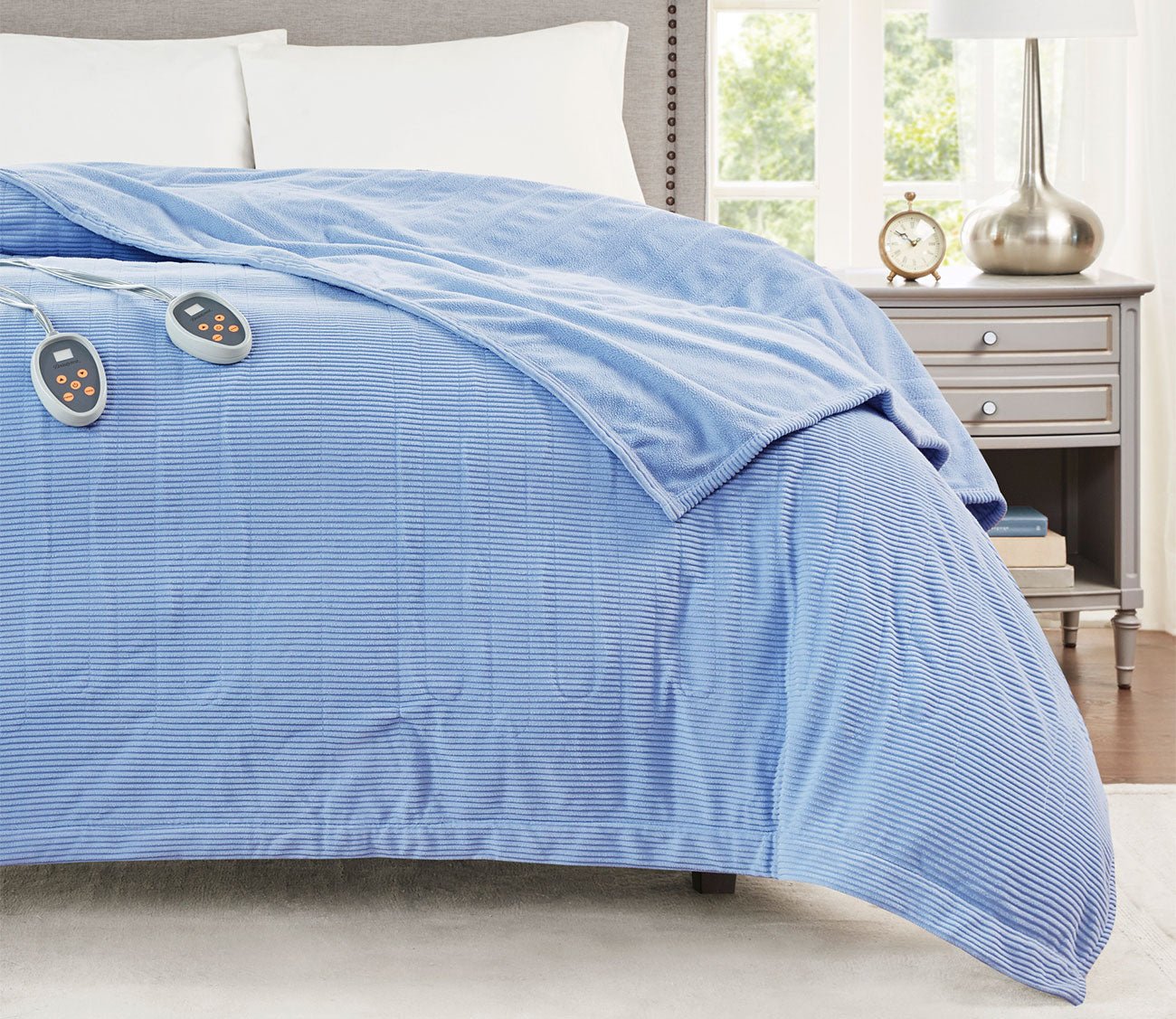 Electric Micro Fleece Heated Blanket by Beautyrest