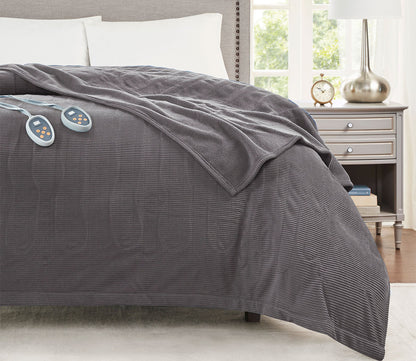 Electric Micro Fleece Heated Blanket by Beautyrest