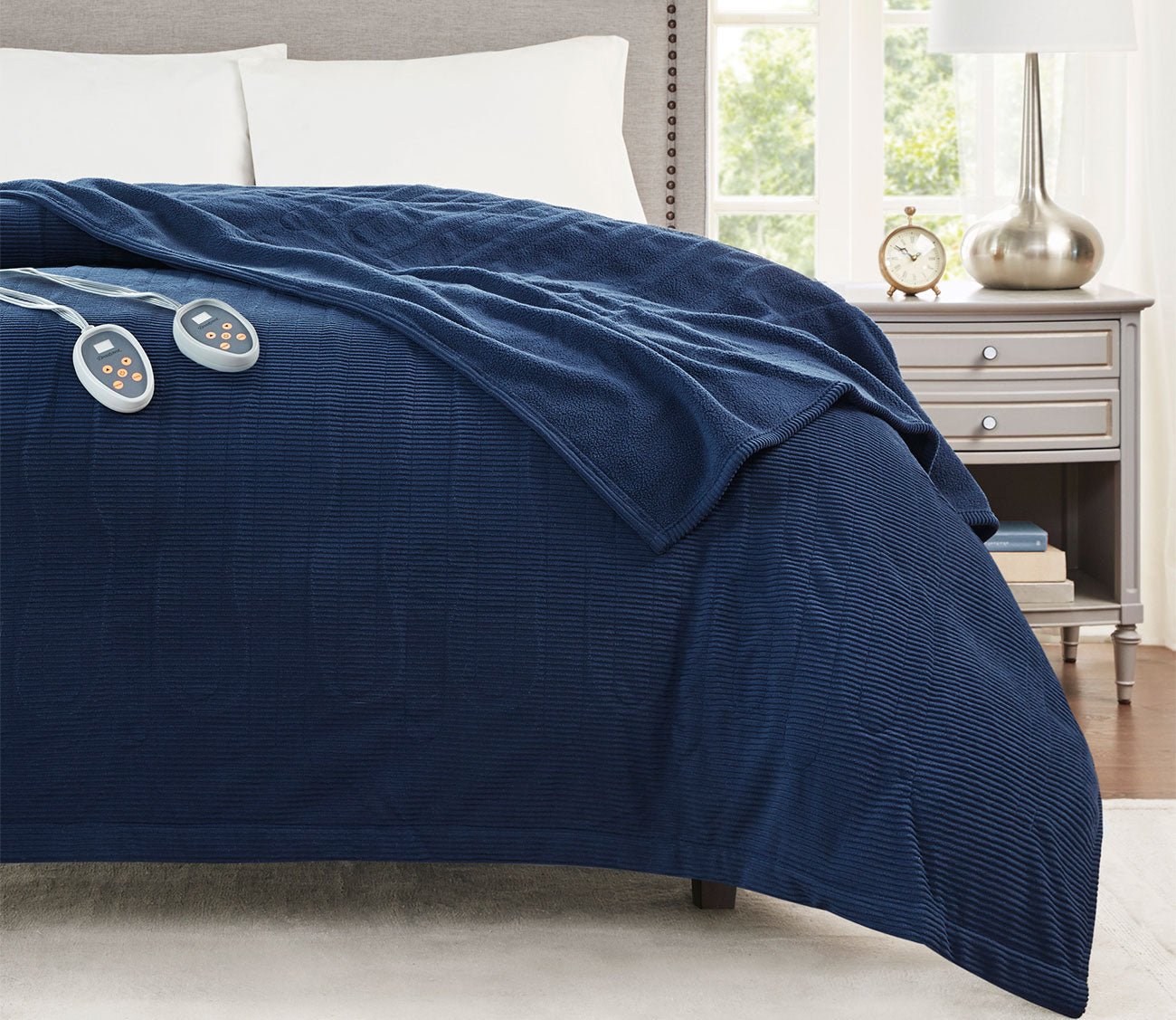 Electric Micro Fleece Heated Blanket by Beautyrest