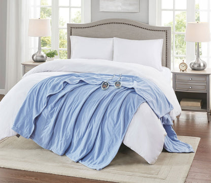 Electric Micro Fleece Heated Blanket by Beautyrest