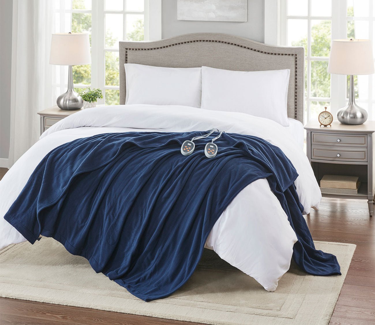 Electric Micro Fleece Heated Blanket by Beautyrest
