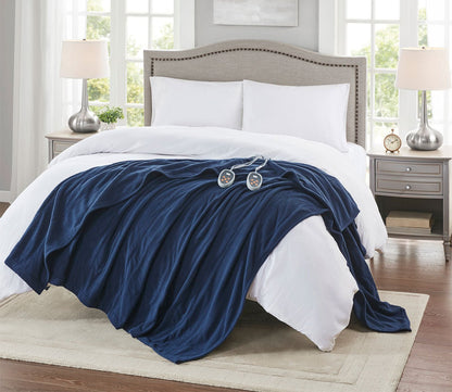 Electric Micro Fleece Heated Blanket by Beautyrest