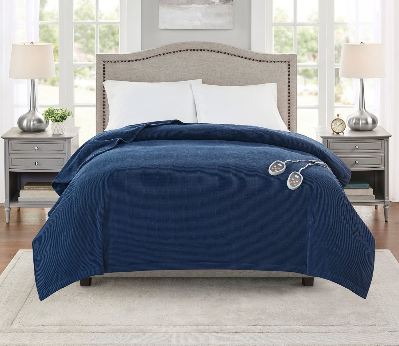 Electric Micro Fleece Heated Blanket by Beautyrest