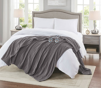 Electric Micro Fleece Heated Blanket by Beautyrest